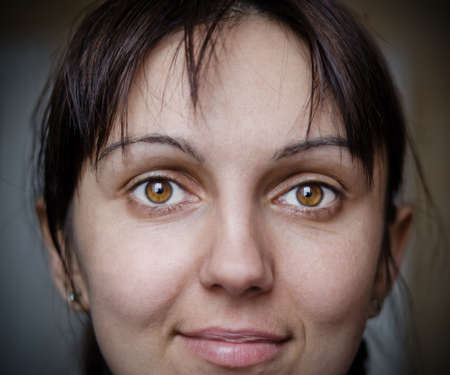 Portrait of the attractive young woman