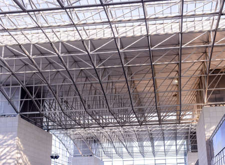 Metal ceiling construction Franfrut am Main Airport