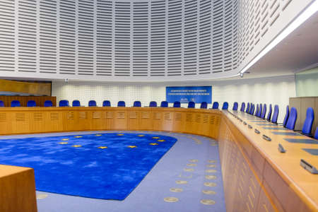 France, Strasbourg - 29 October 2015:The European Court of Human Rights in Strasbourg, eastern...