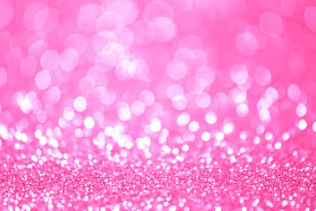 pink and white bokeh lights defocused. abstract backgroundの写真素材