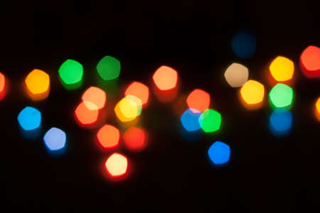 Festive lights. Can be used as backgroundの写真素材