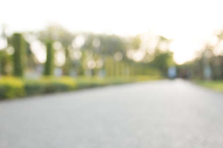 blurred backgrounds of parks outdoor. blur of nature park outdoor. blur and out of focus concept. blurred of sport and activity concept.の写真素材