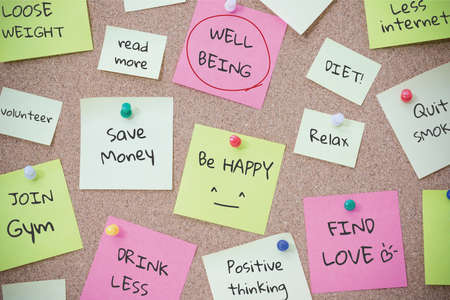 To do list for well being on  note. Healthcare concept.