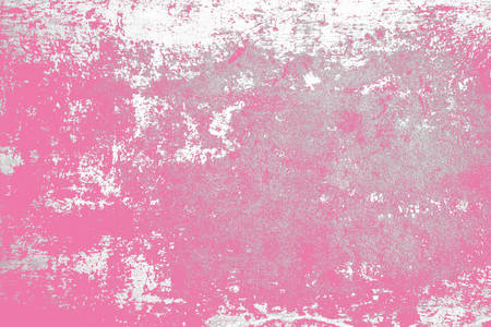 White and pink color on grunge cement texture backgroundの写真素材