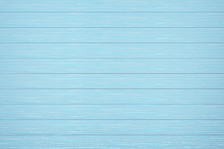 Empty blue wooden plank background texture. 3D rendering illustrations.の写真素材