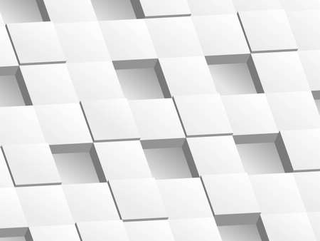 Square abstract vector background white and gray toneのイラスト素材