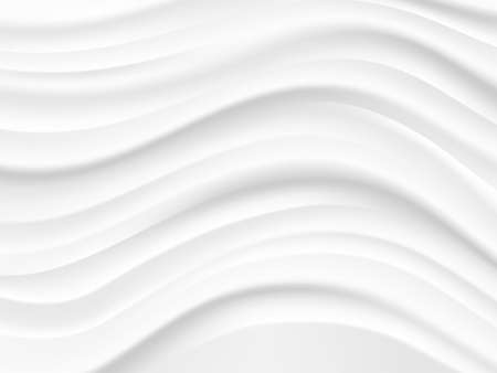 abstract background vector white and gray tone, wave overlapping with shadow modern concept, space for text or message web and book designのイラスト素材