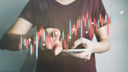 Investment ideas and technology business, Funds, Stock market and digital assets, Investors or...