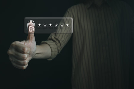 Verification of information with fingerprint scanner,2 factor authentication, high security for...