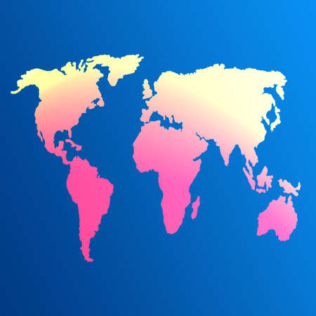 business world mapの写真素材