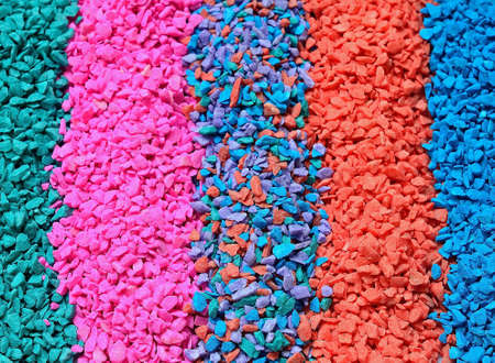 Colored stones with different shapesの写真素材