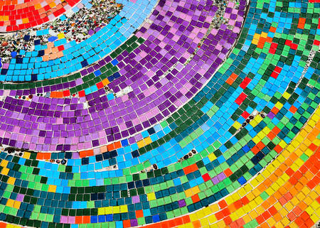 Colorful mosaic background