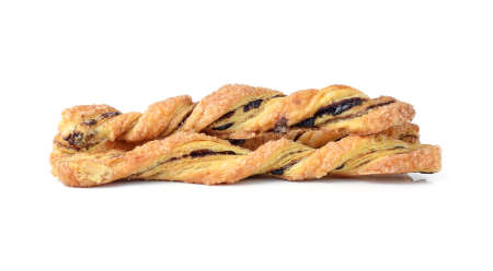 Crispy Twist Chocolate Pieの写真素材