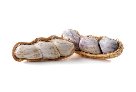 peanuts isolated on white background