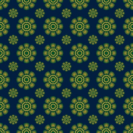 Thai pattern in wall painting,Laithaiのイラスト素材