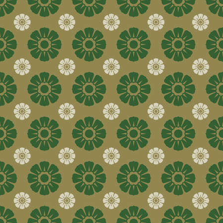 Thai pattern in wall painting,Laithaiのイラスト素材
