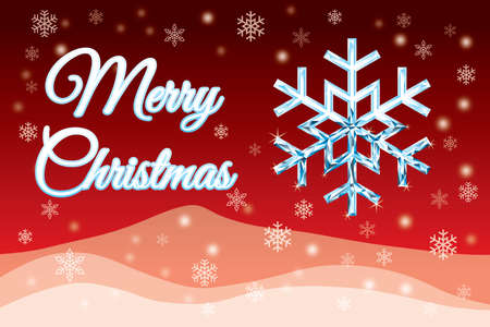 Snow into diamond on Christmasのイラスト素材