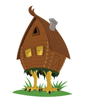 image of fairy-tale witch's hutのイラスト素材