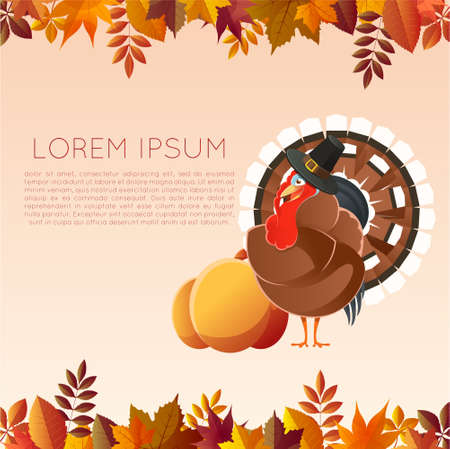 Vector image of the Thankgiving day banner