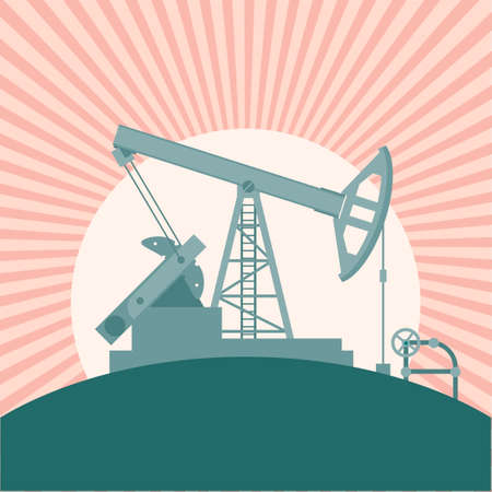 Oil derrickのイラスト素材