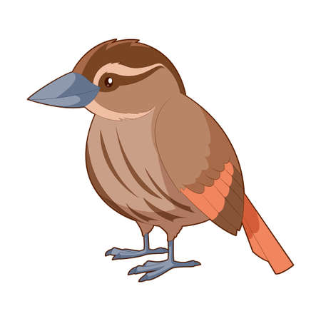 image of the  Cartoon smiling  Xenopsのイラスト素材