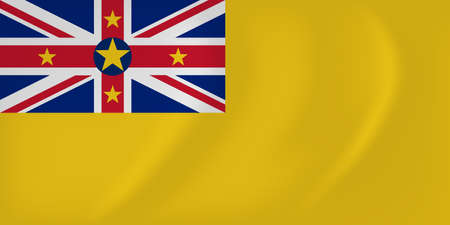 Vector image of the North Korea waving flagのイラスト素材