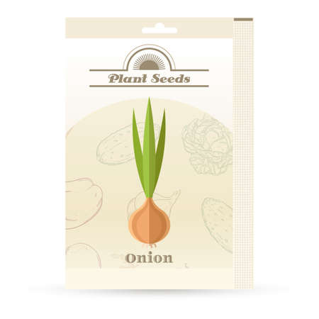 Pack of Onion seeds iconのイラスト素材