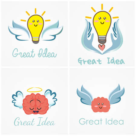 Group clip art logo great ideaのイラスト素材