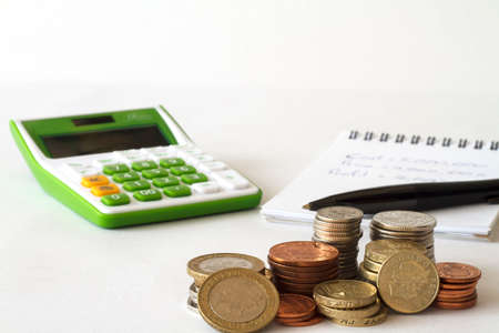 Financial Record for The Future Plan の写真素材