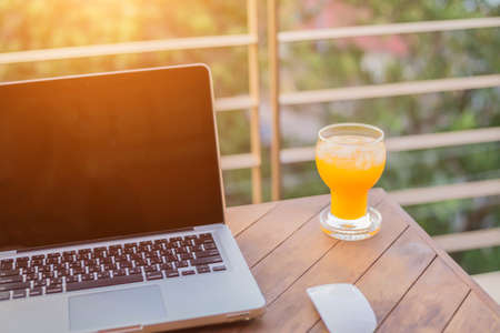 Orange juiceの写真素材