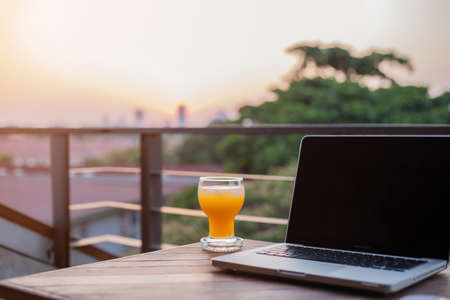 Orange juiceの写真素材