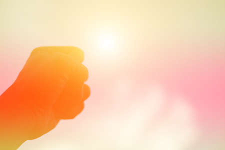 Symbol of fightの写真素材