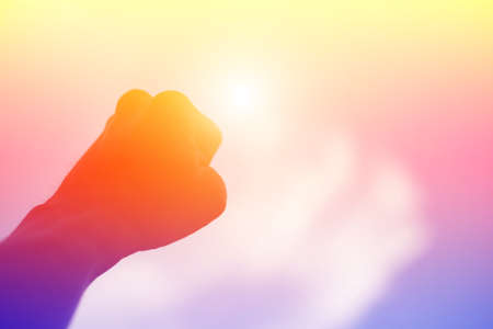 Symbol of fightの写真素材