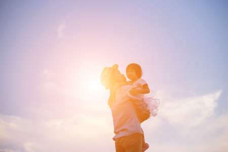 Play with the girls.の写真素材