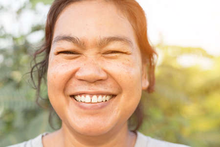 Happy faceの写真素材