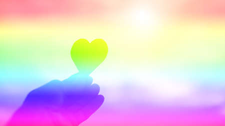 The symbol of loveの写真素材