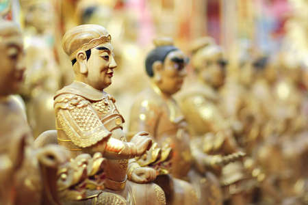 Chinese Taoist statueの写真素材