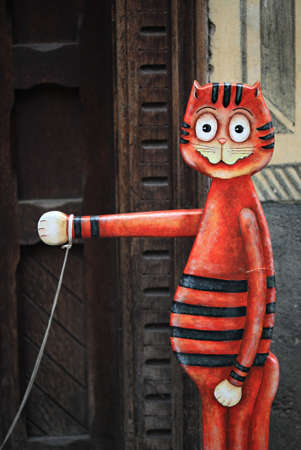 Red Cats welcomeの写真素材