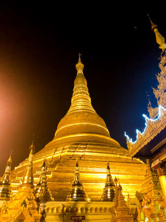 Shwedagon Pagoda. Yangon, Myanmar (Burma)., Shwedagon Pagoda Temple in Yangon