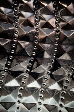Interior texture and pattern of a washing machine
