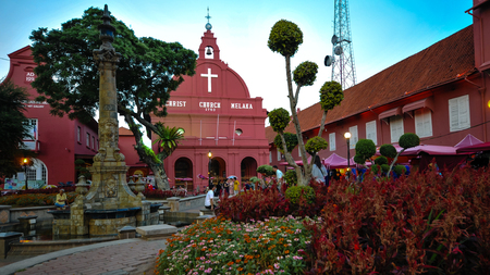 Christ Church of Melakaのeditorial素材