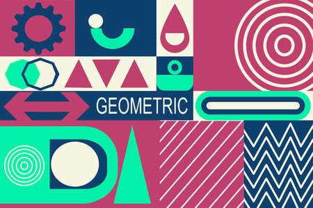 geometric abstract background can be used for graphic designのイラスト素材