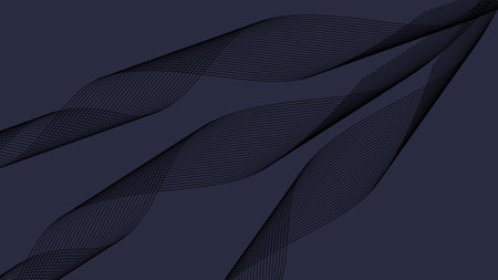 Modern curve wave abstract background,abstract decoration,dark blue background