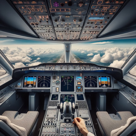 Inside the cockpit atmosphere to show what it has inside
