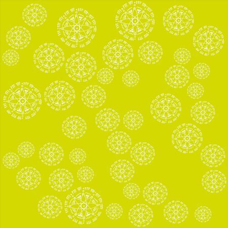 snowflakes patternのイラスト素材