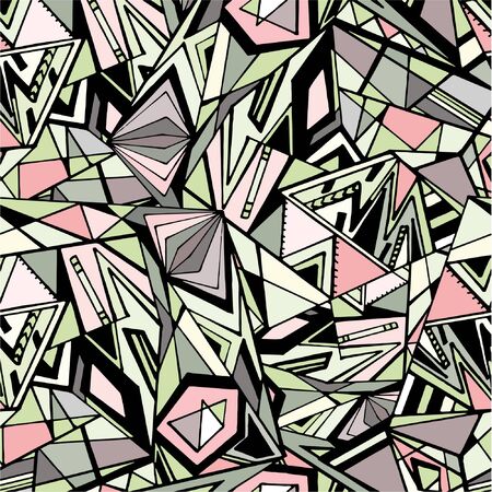 Triangle geometric patternのイラスト素材