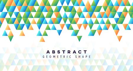 Abstract triangle colorful background