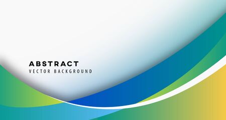 Abstract wavy shape background for businessのイラスト素材