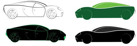 Car-Iconのイラスト素材