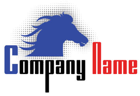 Horse Logoのイラスト素材